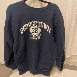 RARE FIND - Oversized Vintage Georgetown Crew Sweatshirt (XXL)